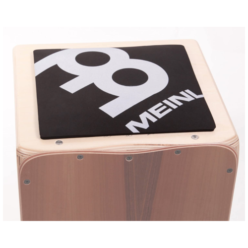 Image 2 - Meinl Cajon Pad, Black with White Meinl Logo